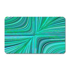 Electric Field Art Xxxi Magnet (rectangular) by okhismakingart