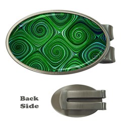 Electric Field Art Xliv Money Clips (oval)  by okhismakingart