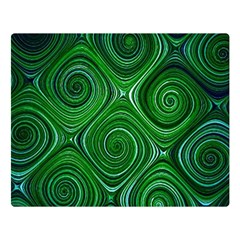 Electric Field Art Xliv Double Sided Flano Blanket (large)  by okhismakingart