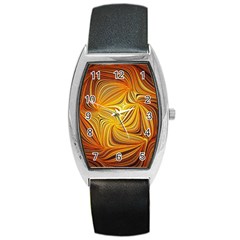 Electric Field Art Li Barrel Style Metal Watch by okhismakingart