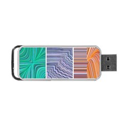 Electric Field Art Collage I Portable Usb Flash (two Sides) by okhismakingart