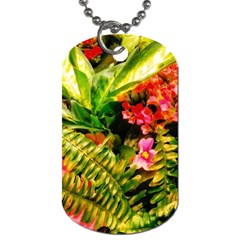 Fern Jungle Dog Tag (two Sides) by okhismakingart