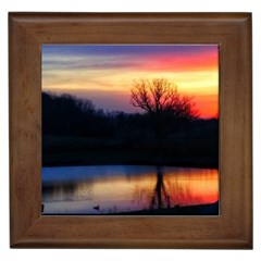 Pastel Sunrise Framed Tiles by okhismakingart