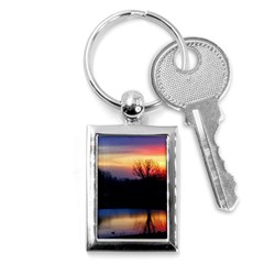 Pastel Sunrise Key Chains (rectangle)  by okhismakingart