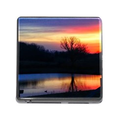 Pastel Sunrise Memory Card Reader (square 5 Slot) by okhismakingart