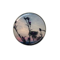 Hazy Thistles Hat Clip Ball Marker (4 Pack) by okhismakingart