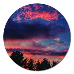 Afternoon Majesty Magnet 5  (round) by okhismakingart