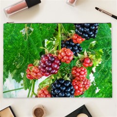 Blackberries Cosmetic Bag (xxl) by okhismakingart