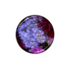 Hydrangea Arrangement Ii (blue Tint) Hat Clip Ball Marker by okhismakingart