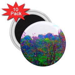 Neon Weeds 2 25  Magnets (10 Pack)  by okhismakingart