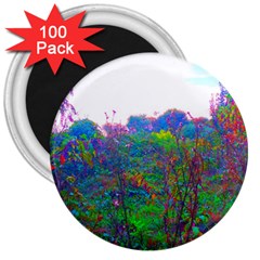 Neon Weeds 3  Magnets (100 Pack) by okhismakingart