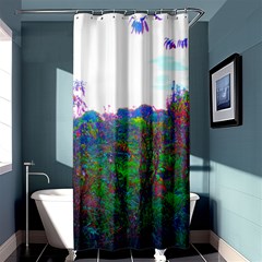 Neon Weeds Shower Curtain 36  X 72  (stall) 