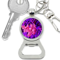 Pink And Blue Sideways Sumac Bottle Opener Key Chains by okhismakingart