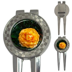 Yellow Rose 3-in-1 Golf Divots by okhismakingart