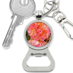 Folded Pink And Orange Rose Bottle Opener Key Chains by okhismakingart