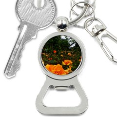 Orange Rose Field Bottle Opener Key Chains by okhismakingart