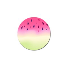 Watermelon Pastel Gradient Pink Watermelon Pastel Gradient Golf Ball Marker by genx