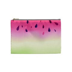 Watermelon Pastel Gradient Pink Watermelon Pastel Gradient Cosmetic Bag (medium) by genx