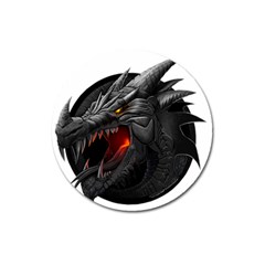 Dragon City Magnet 3  (round) by Sudhe