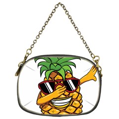 Dabbing Pineapple Sunglasses Shirt Aloha Hawaii Beach Gift Chain Purse (one Side) by SilentSoulArts