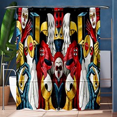 Graffiti 2 Shower Curtain 60  X 72  (medium)  by ArtworkByPatrick