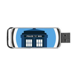 Doctor Who Tardis Portable Usb Flash (one Side) by Sudhe