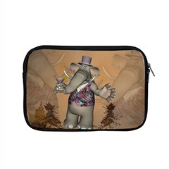 Funny Cartoon Elephant Apple Macbook Pro 15  Zipper Case by FantasyWorld7