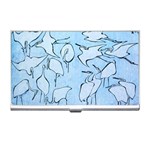 Katsushika Hokusai, Egrets from quick lessons in simplified drawing Business Card Holder Front