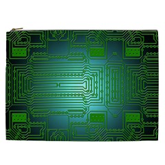 Board Conductors Circuits Cosmetic Bag (xxl) by HermanTelo