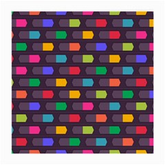 Background Colorful Geometric Medium Glasses Cloth (2-side)