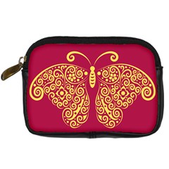 Butterfly Insect Bug Decoration Digital Camera Leather Case by HermanTelo