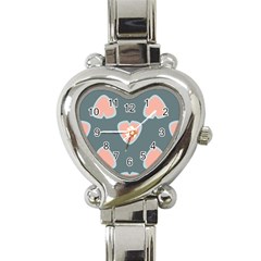 Hearts Love Blue Pink Green Heart Italian Charm Watch