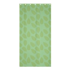 Leaves - Light Green Shower Curtain 36  X 72  (stall) 