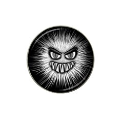 Monster Black White Eyes Hat Clip Ball Marker (4 Pack)