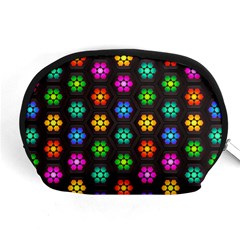 Pattern Background Colorful Design Accessory Pouch (medium) by HermanTelo