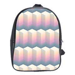 Seamless Pattern Background Block School Bag (xl) by HermanTelo