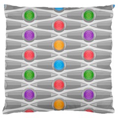 Seamless Pattern Background Abstract Circle Large Cushion Case (one Side)