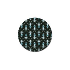 Seamless Pattern Background Black Golf Ball Marker (10 Pack)