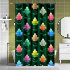 Tulips Seamless Pattern Background Shower Curtain 48  X 72  (small) 