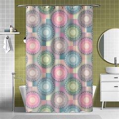 Seamless Pattern Pastels Background Shower Curtain 48  X 72  (small)  by HermanTelo