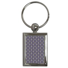 Seamless Pattern Background Fleu Key Chains (rectangle) 