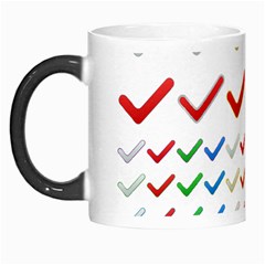 Confirm Button Metallic Metal Set Morph Mugs