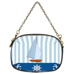 Yacht Boat Nautical Ship Chain Purse (one Side) by HermanTelo