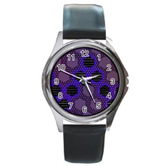 Networking Communication Technology Round Metal Watch by HermanTelo