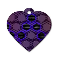 Networking Communication Technology Dog Tag Heart (two Sides) by HermanTelo