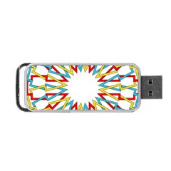 Wheel Complex Symbol Mandala Portable Usb Flash (one Side)