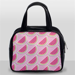 Melons Pattern Food Fruits Melon Classic Handbag (two Sides)