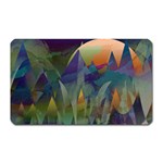 Mountains Abstract Mountain Range Magnet (Rectangular) Front