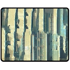 Texture Abstract Buildings Fleece Blanket (medium) 