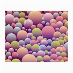 Abstract Background Circle Bubbles Small Glasses Cloth Front